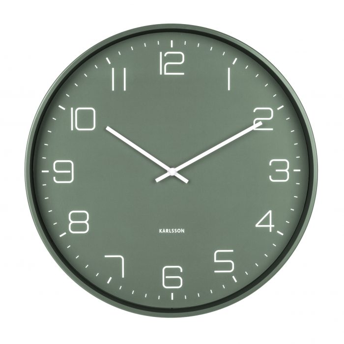 Karlsson Wall Clock On The Edge Black Wandklok zwart BijCees