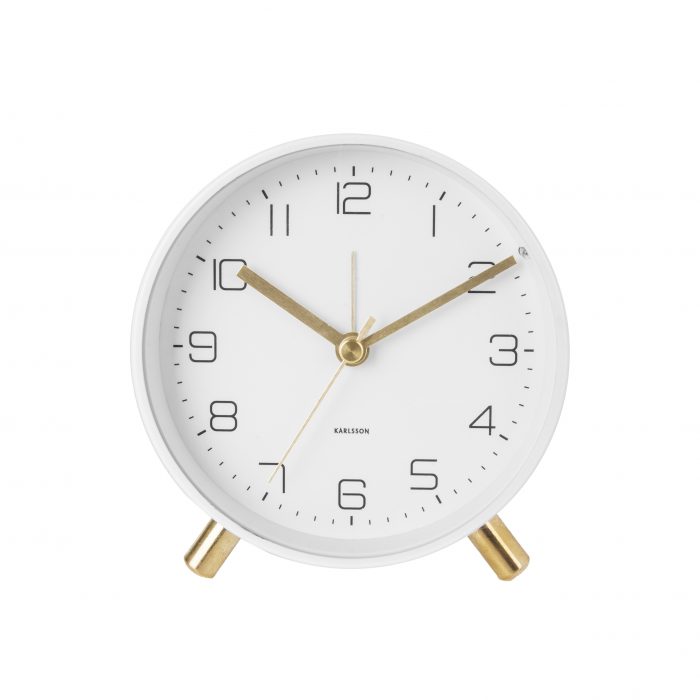 Karlsson Alarm Clock Lofty White BijCees.nl