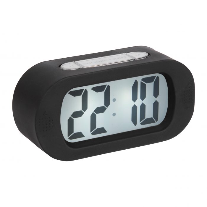 Karlsson Alarm Clock Gummy Black BijCees.nl