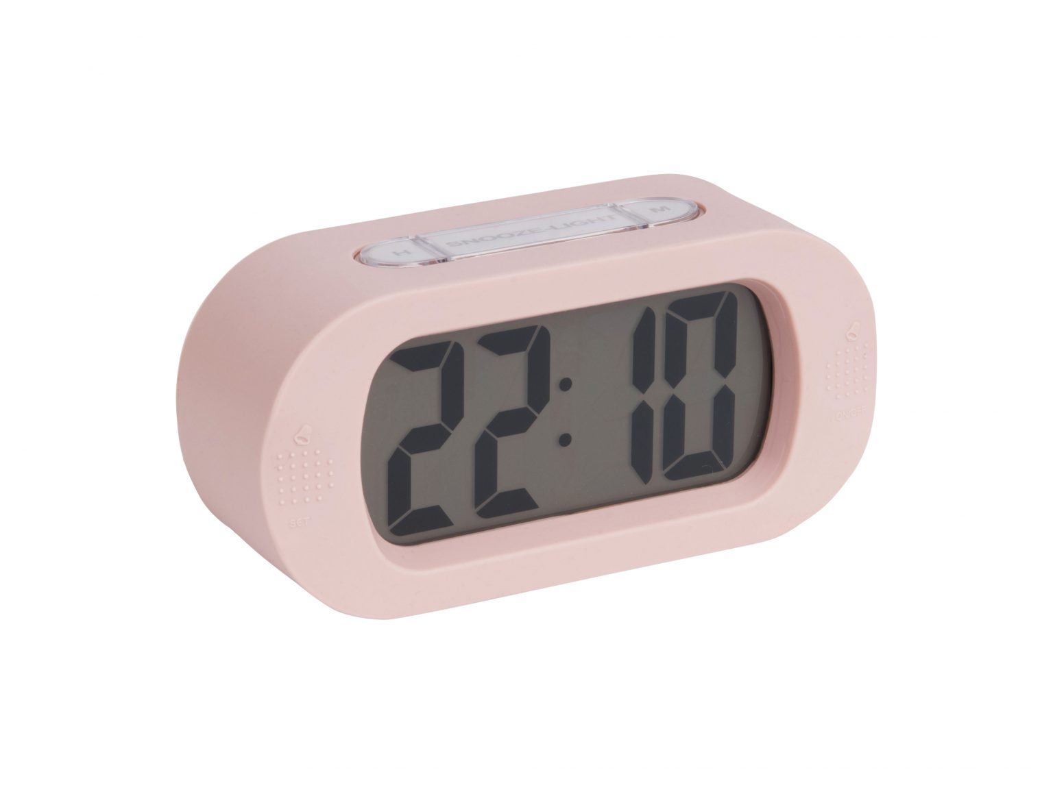 Karlsson Alarm Clock Gummy Pink Digitale wekker roze BijCees