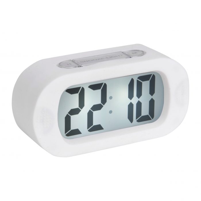 Karlsson Alarm Clock Gummy White BijCees.nl