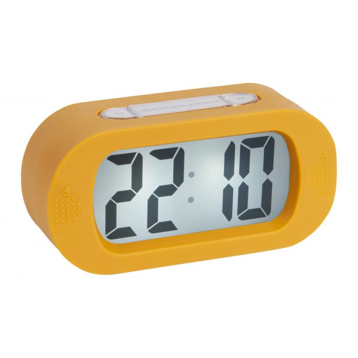 Karlsson Alarm Clock Gummy Yellow BijCees.nl