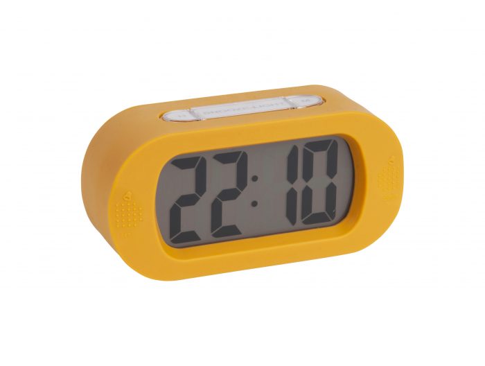 Karlsson Alarm Clock Gummy Yellow 2 BijCees.nl