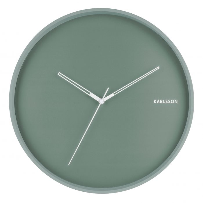 Karlsson Wall Clock Hue Green BijCees.nl