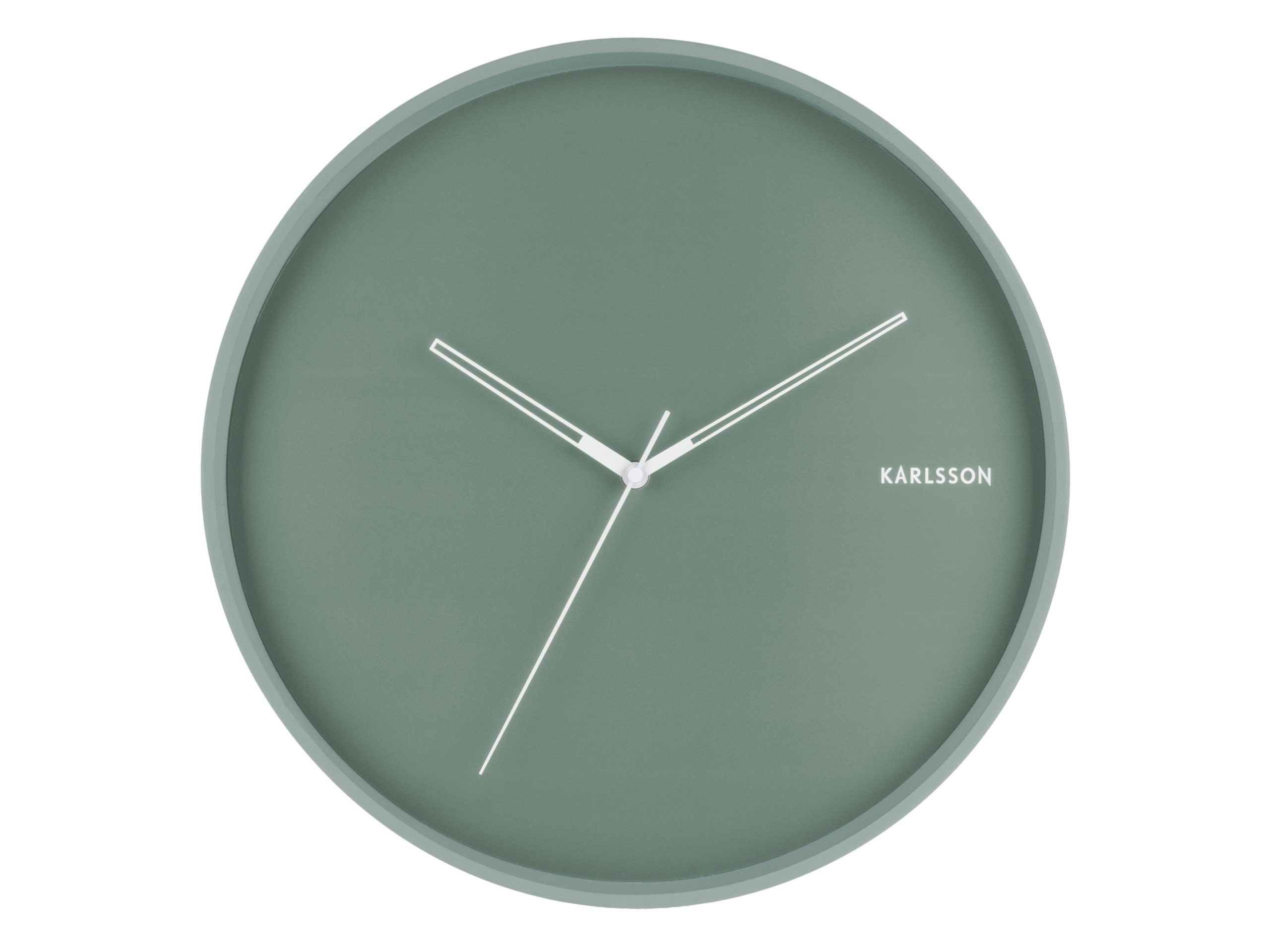 Karlsson - Wall Clock Green Wandklok groen BijCees