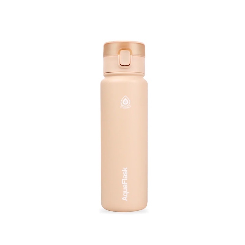 aquaflask waterfles met rietje 720ml buckwheat bijcees.nl