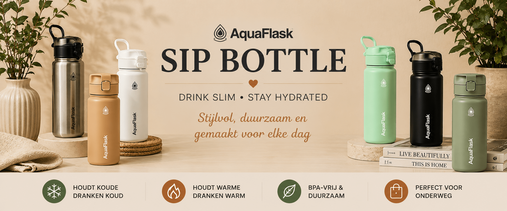 Bijcees Aquaflask Aquaflask Sip bottle