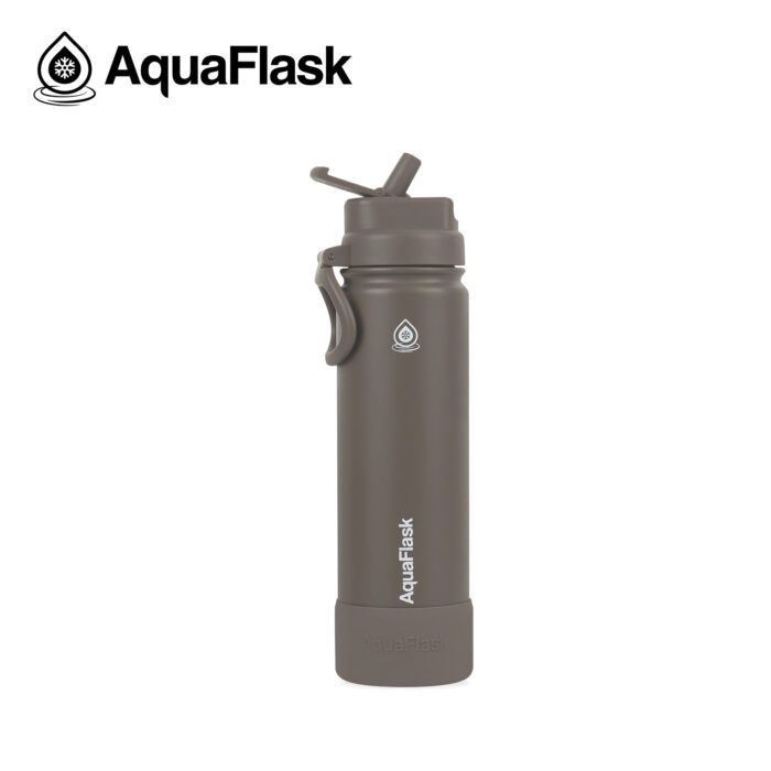 AquaFlask Earth 650ml (22oz) Flipsip Cacao aquaflask.nl