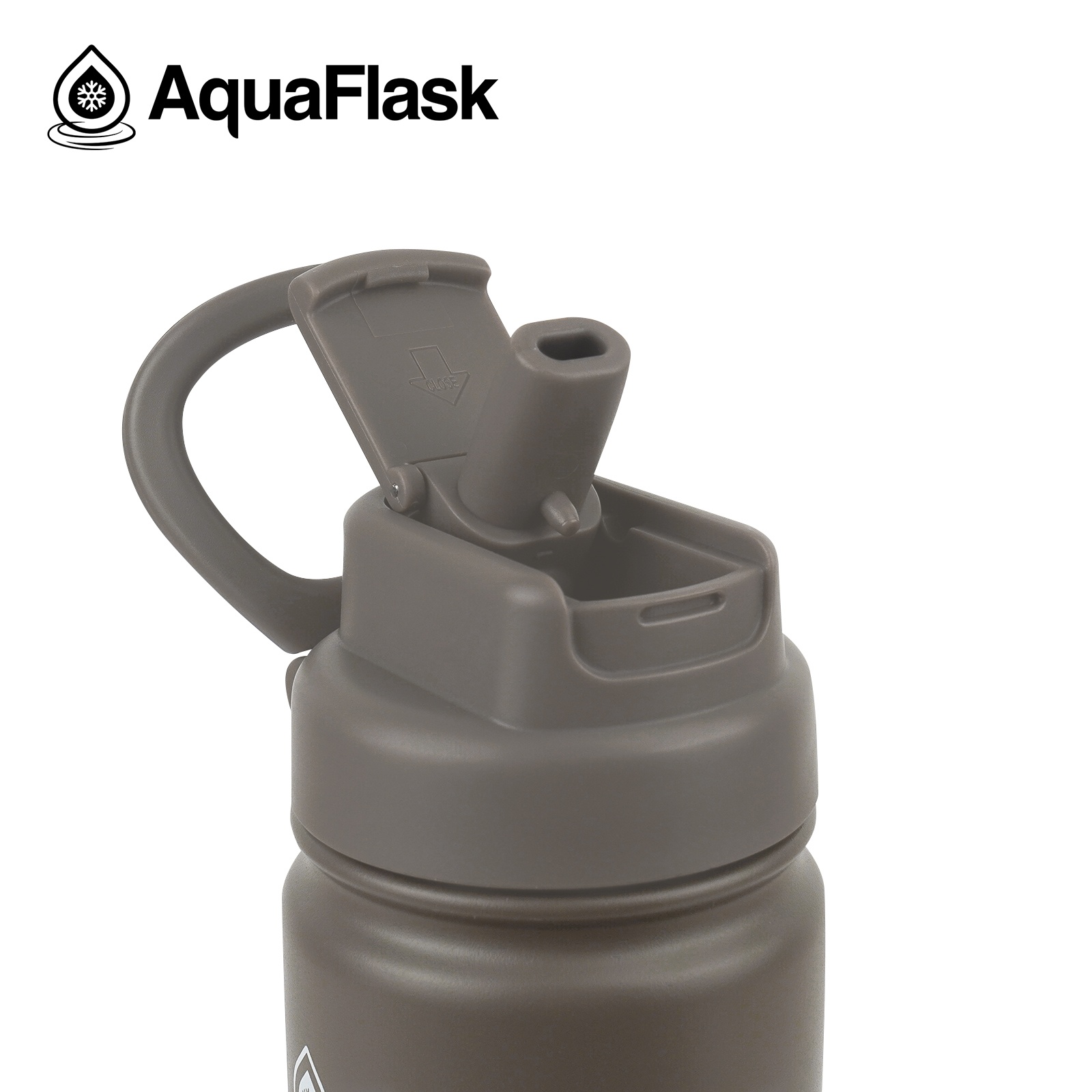AquaFlask Earth 650ml (22oz) Flipsip Cacao aquaflask.nl
