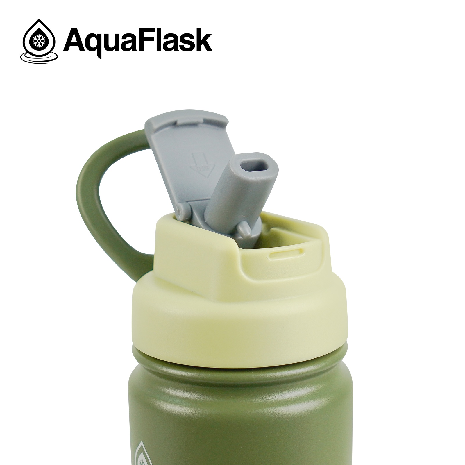AquaFlask Colorwave Flipsip 532ml (18oz) Cedarwood aquaflask.nl