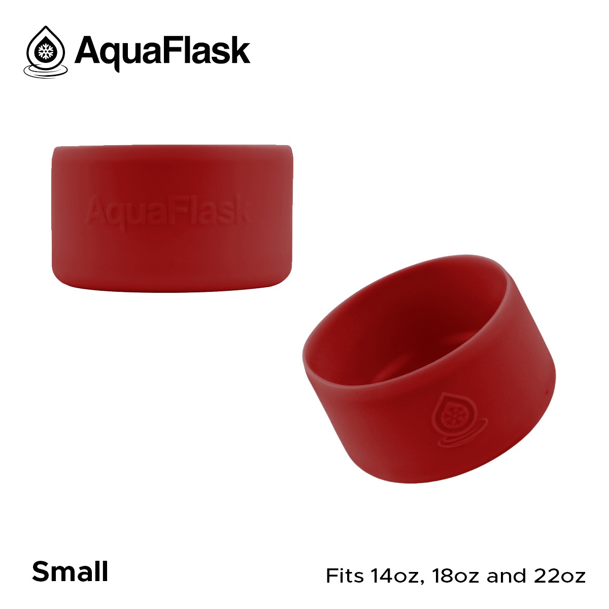AquaFlask boot small Cherry Red aquaflask.nl